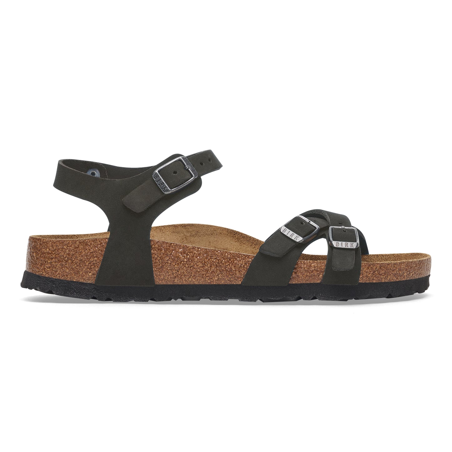Birkenstock 1029526 Kumba Soft Footbed Nubuk Leather Black Sandals
