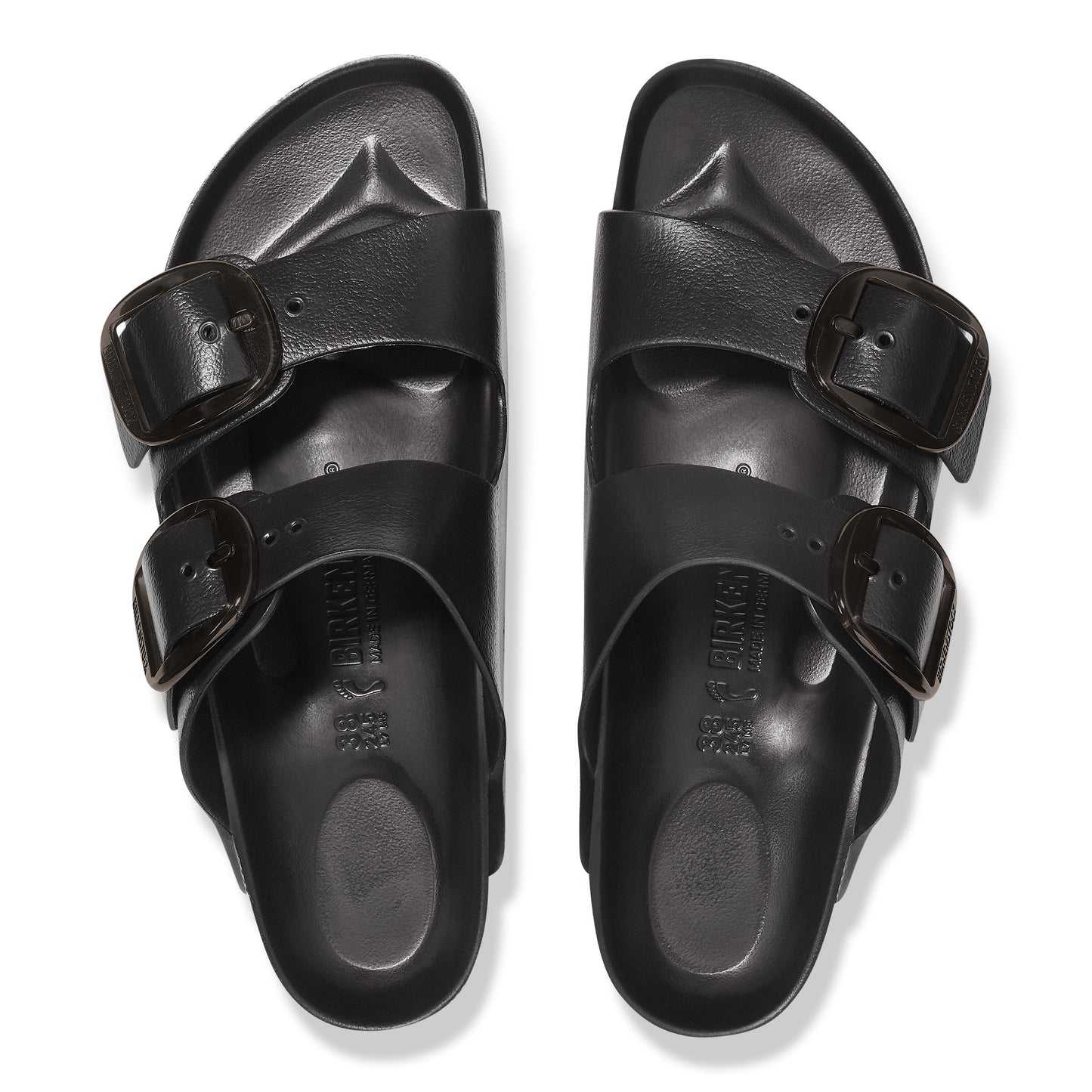 Birkenstock 1029641 Arizona Black Big Buckle EVA Sandals