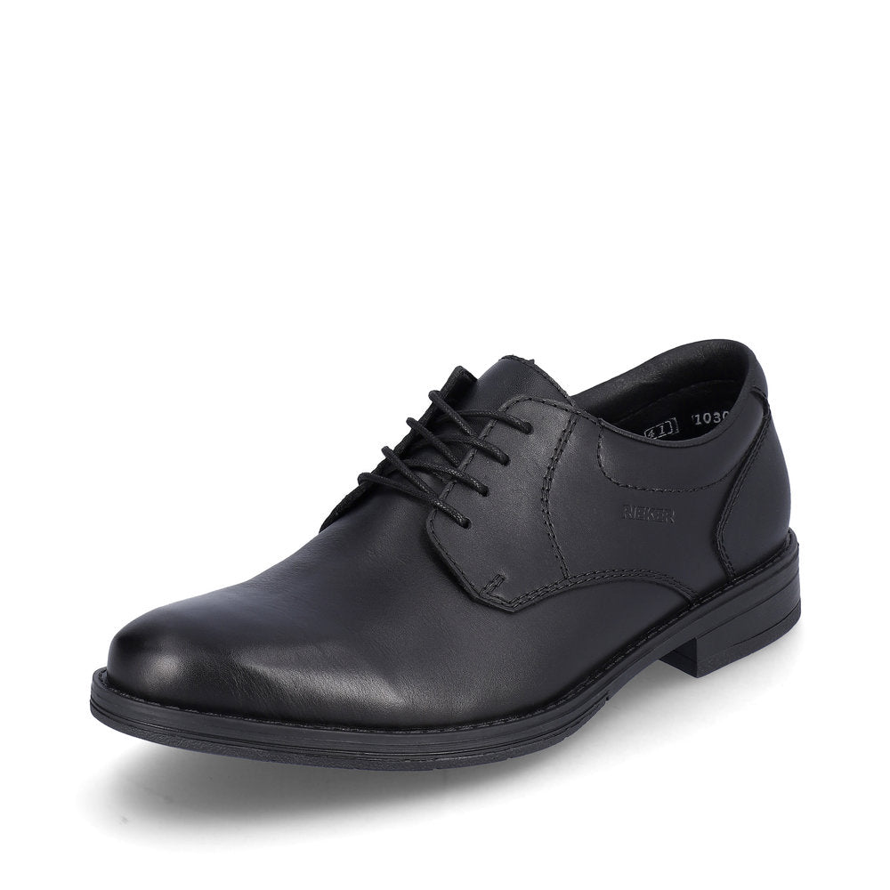 Rieker 10304-00 Black Lace Formal Shoes