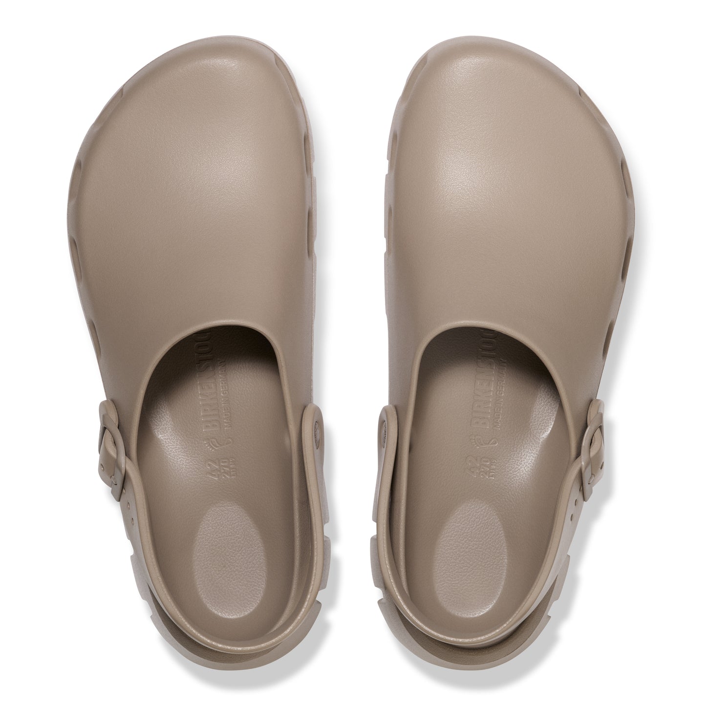 Birkenstock 1030462 Birki Flow EVA Grey Taupe Clogs with Strap