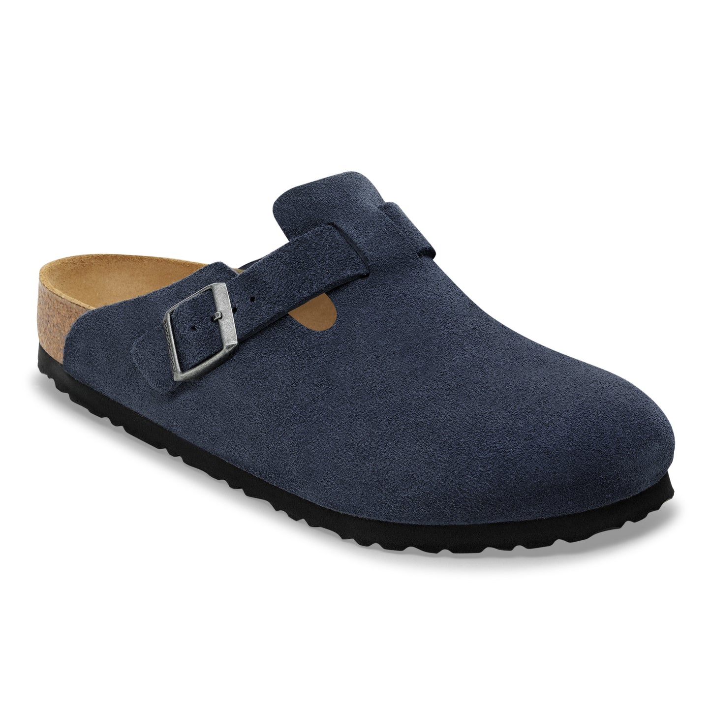 Birkenstock 1030816 Boston Suede Leather New Navy Clogs