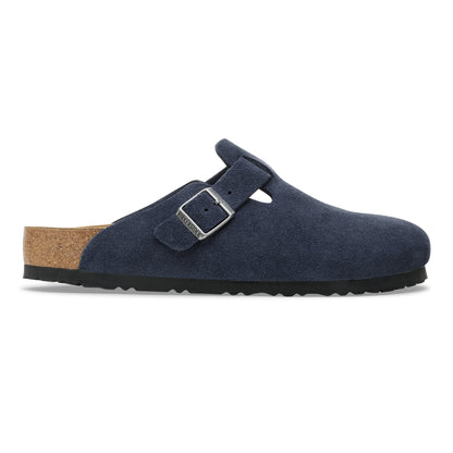 Birkenstock 1030816 Boston Suede Leather New Navy Clogs