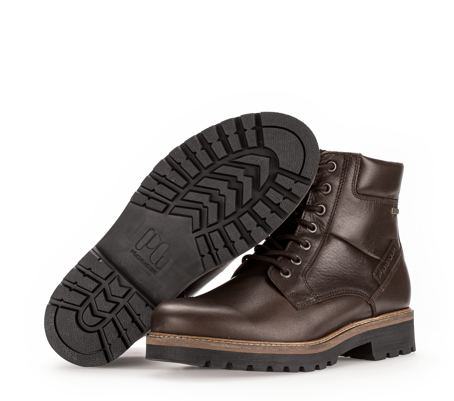 PIUS Gabor 1043.50.18 Mocca Brown Gore Tex Oil Pull Up Boots The Shoe Parlour