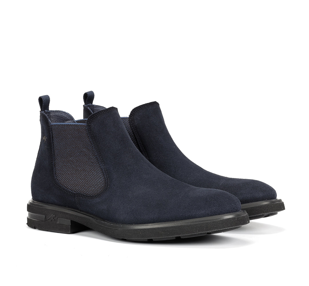 Fluchos F0770 Afelpado Marino Navy Chelsea Boots