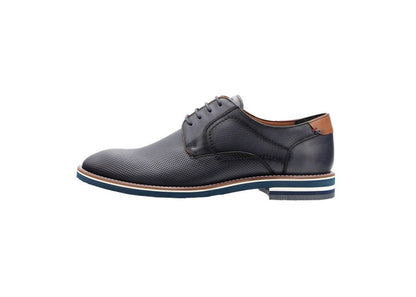 Ara 11-20801 02 Leon G Fit Navy Lace Shoes with Tan Heel