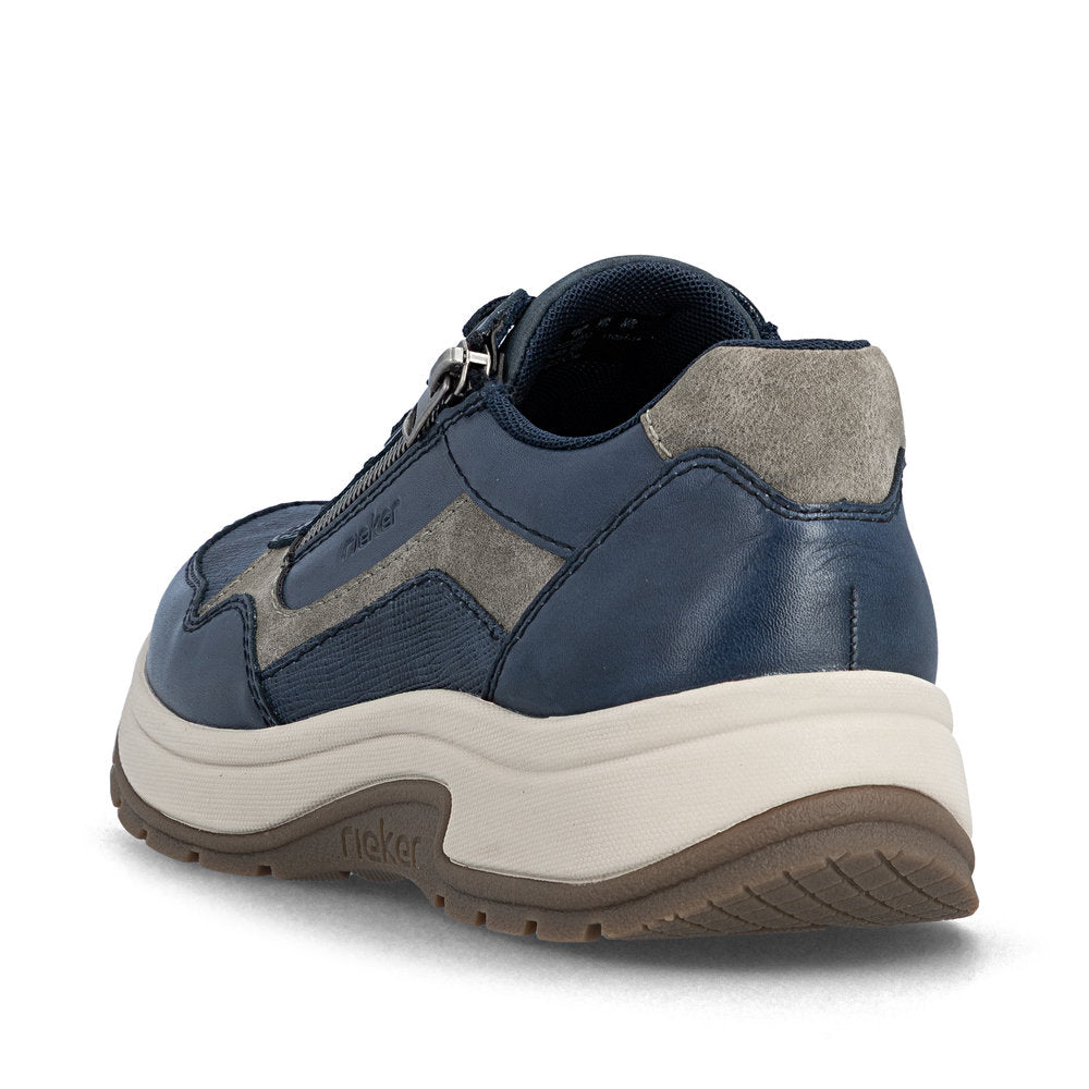 Rieker 11001-14 H Fit Navy Lace Sneakers