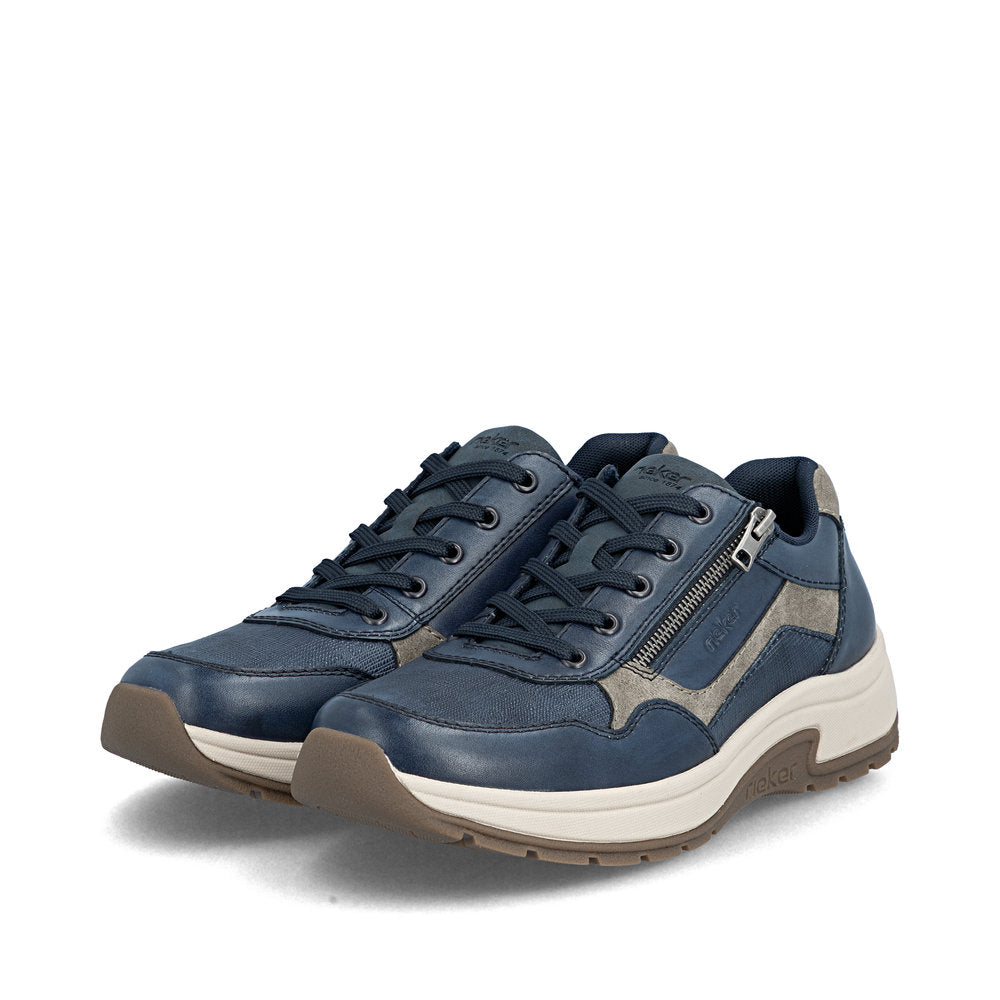 Rieker 11001-14 H Fit Navy Lace Sneakers