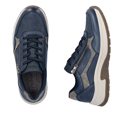 Rieker 11001-14 H Fit Navy Lace Sneakers