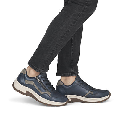Rieker 11001-14 H Fit Navy Lace Sneakers