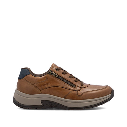 Rieker 11002-22 Brown H Fit Lace & Zip Shoes