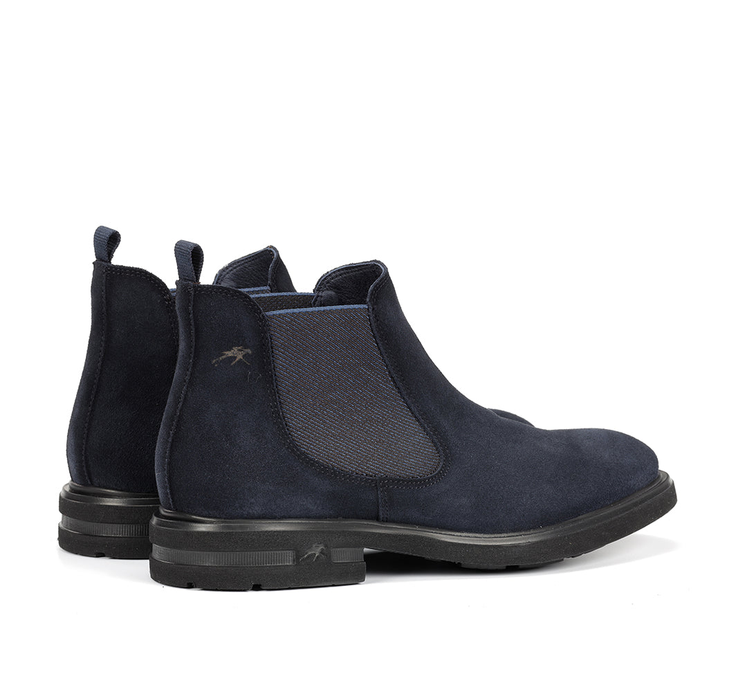 Fluchos F0770 Afelpado Marino Navy Chelsea Boots