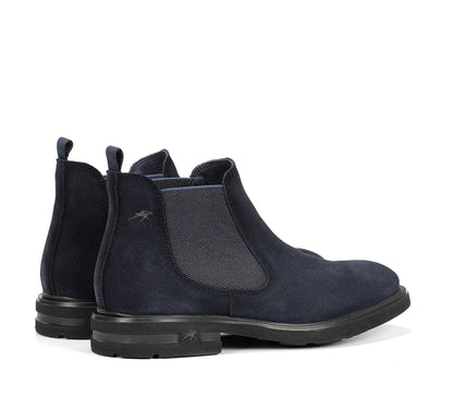 Fluchos F0770 Afelpado Marino Navy Chelsea Boots
