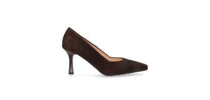 Bioeco by Arka 1118 2036 Brown Suede G Fit Heels