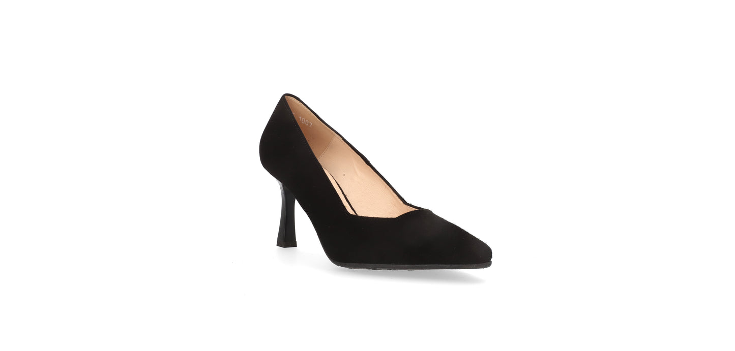 Bioeco by Arka 1118 0026 Black Suede G Fit Heels