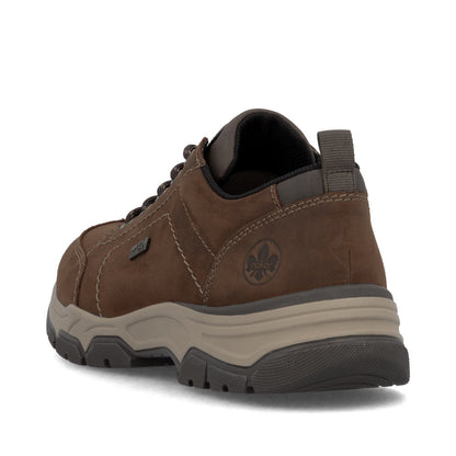 Rieker TEX 11222-22 Brown H Fit Lace Casual Shoes