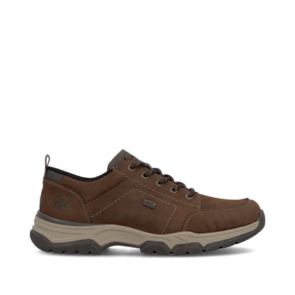 Rieker TEX 11222-22 Brown H Fit Lace Casual Shoes