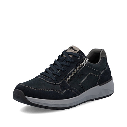 Rieker 11500-14 Navy H Fit Sneaker with Zip