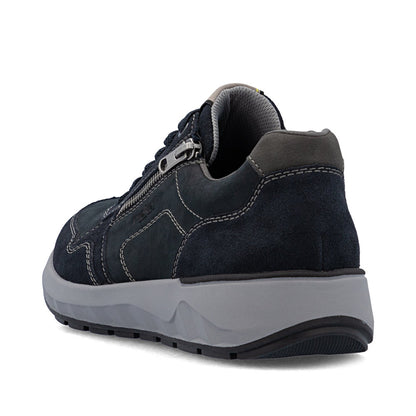 Rieker 11500-14 Navy H Fit Sneaker with Zip