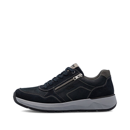Rieker 11500-14 Navy H Fit Sneaker with Zip