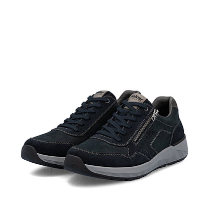 Rieker 11500-14 Navy H Fit Sneaker with Zip