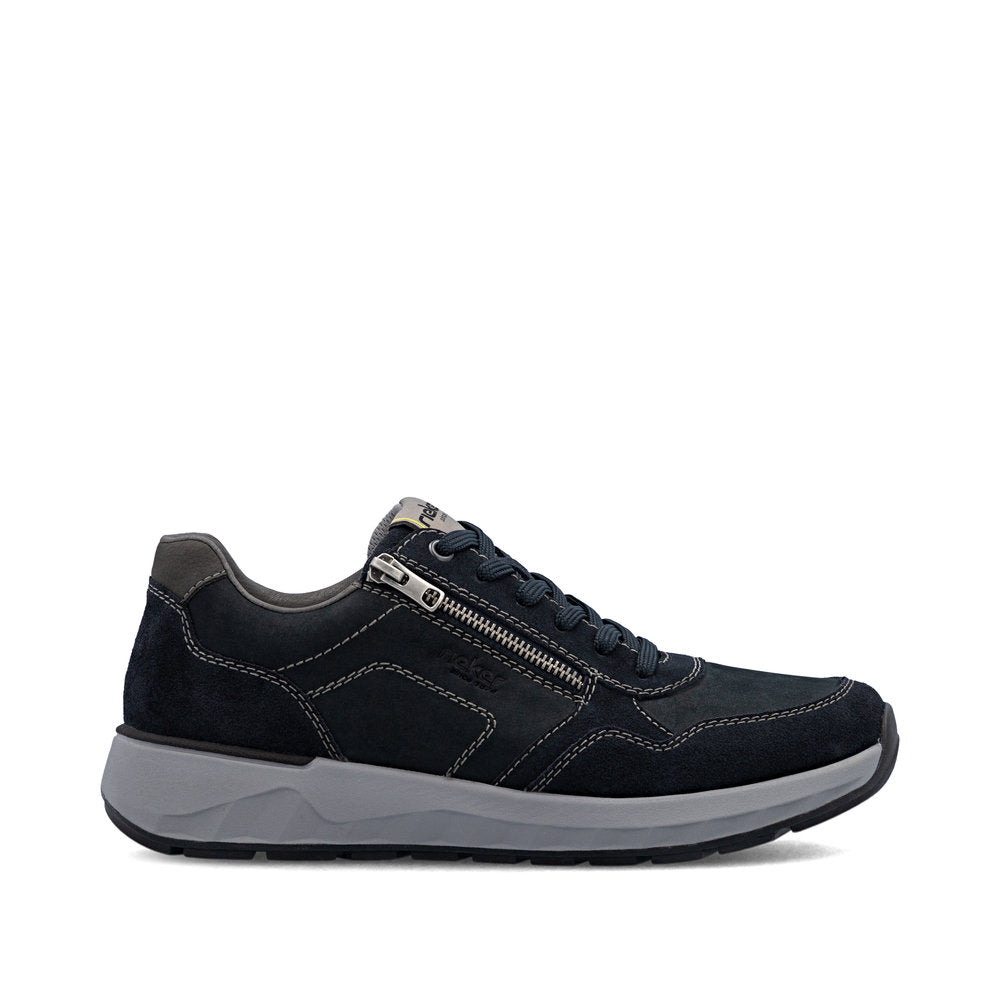 Rieker 11500-14 Navy H Fit Sneaker with Zip