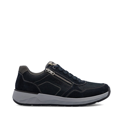 Rieker 11500-14 Navy H Fit Sneaker with Zip