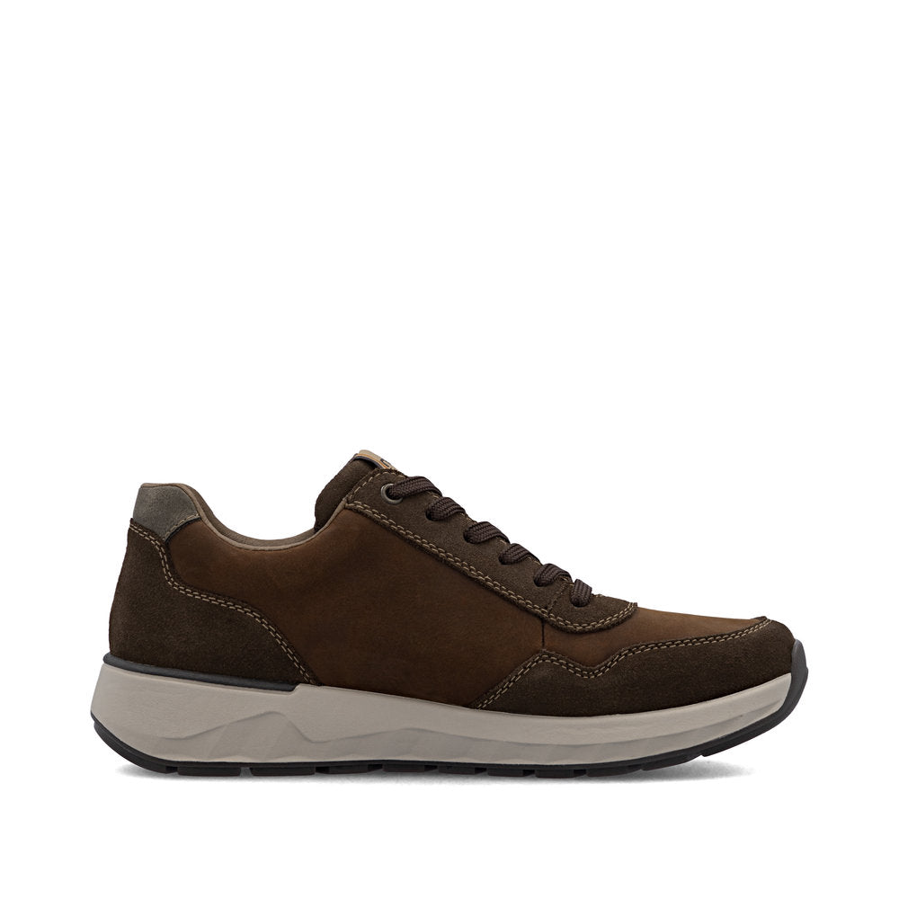 Rieker 11500-22 Tabak Brown H Fit Sneaker with Zip