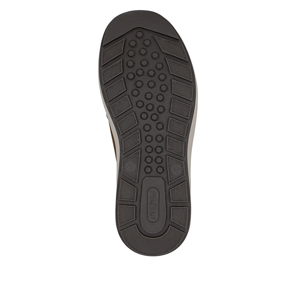 Rieker 11500-22 Tabak Brown H Fit Sneaker with Zip