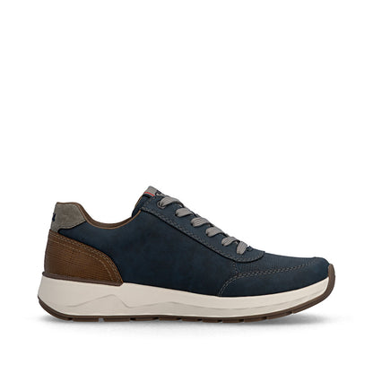Rieker 11504-14 Navy H Fit Shoes with Zip