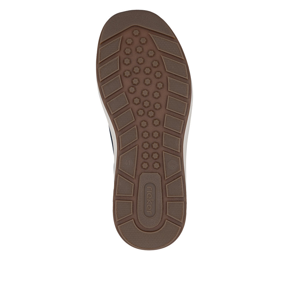 Rieker 11504-14 Navy H Fit Shoes with Zip