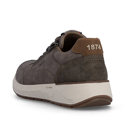 Rieker 11504-64 Dark Beige H Fit Shoes with Zip
