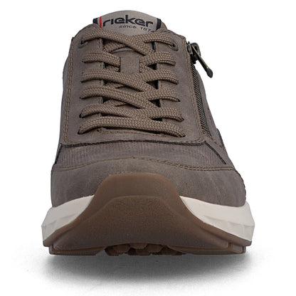 Rieker 11504-64 Dark Beige H Fit Shoes with Zip