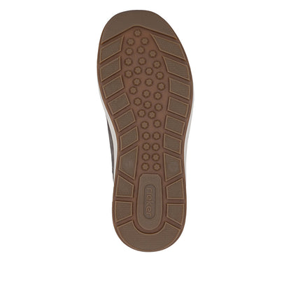 Rieker 11504-64 Dark Beige H Fit Shoes with Zip