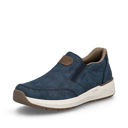 Rieker 11550-15 Denim Blue H Fit Slip On Shoes