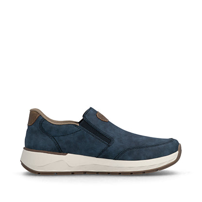 Rieker 11550-15 Denim Blue H Fit Slip On Shoes