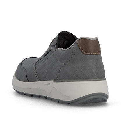 Rieker 11550-42 Grey H Fit Slip On Shoes