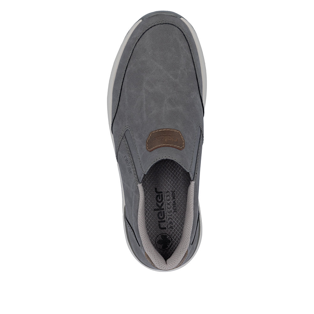 Rieker 11550-42 Grey H Fit Slip On Shoes