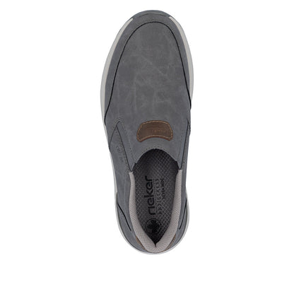 Rieker 11550-42 Grey H Fit Slip On Shoes