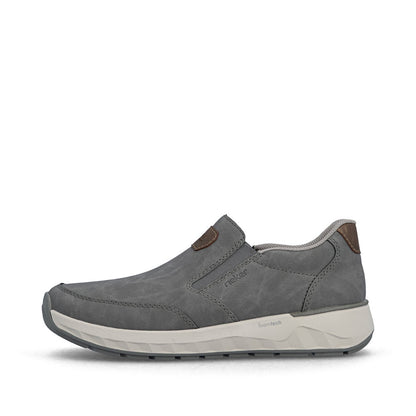 Rieker 11550-42 Grey H Fit Slip On Shoes