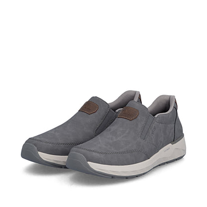 Rieker 11550-42 Grey H Fit Slip On Shoes