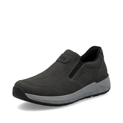 Rieker 11550-45 Dark Grey H Fit Slip On Shoes