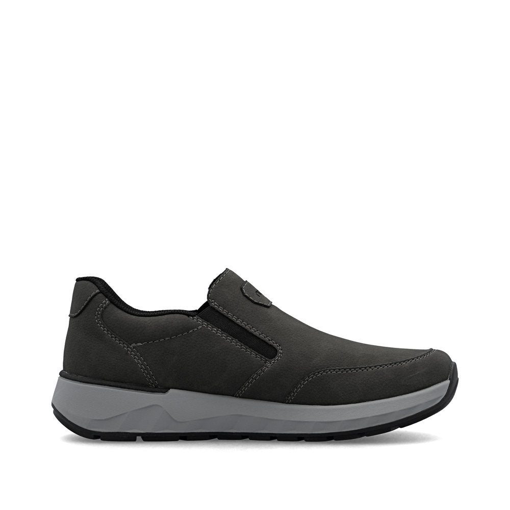 Rieker 11550-45 Dark Grey H Fit Slip On Shoes