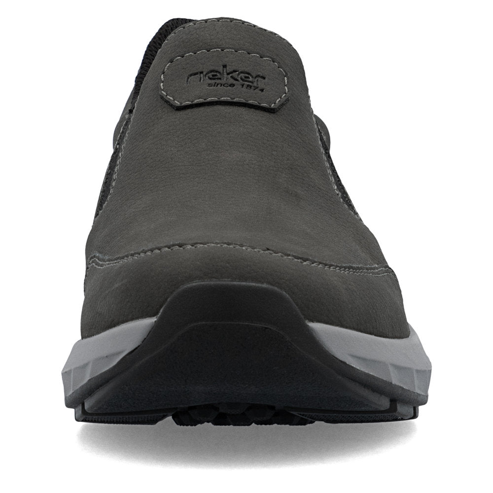 Rieker 11550-45 Dark Grey H Fit Slip On Shoes