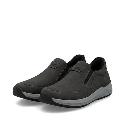 Rieker 11550-45 Dark Grey H Fit Slip On Shoes