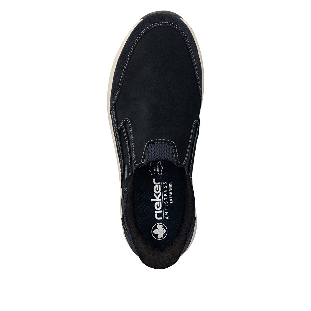 Rieker Soft 11551-14 Navy TEX Slip On Shoes