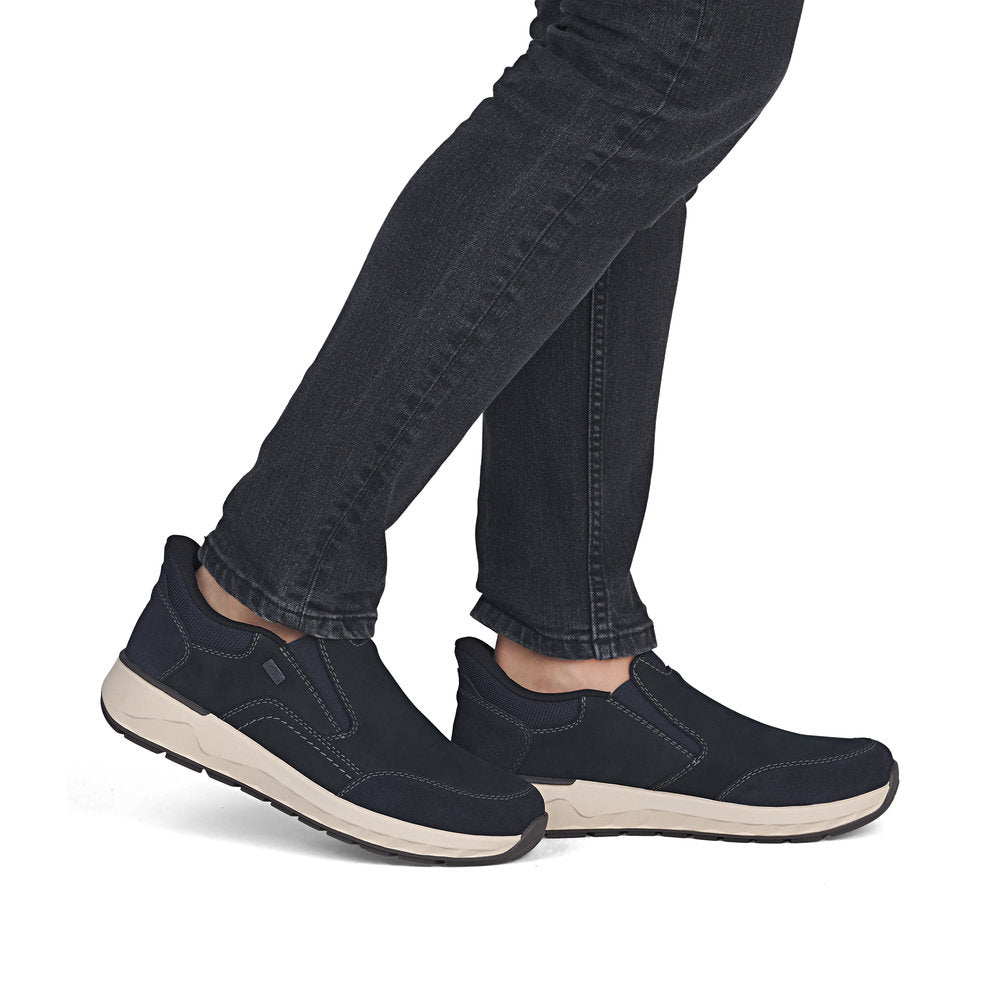 Rieker Soft 11551-14 Navy TEX Slip On Shoes