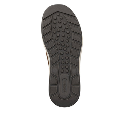 Rieker TEX 11551-22 Black & Brown H Fit Slip On Shoes