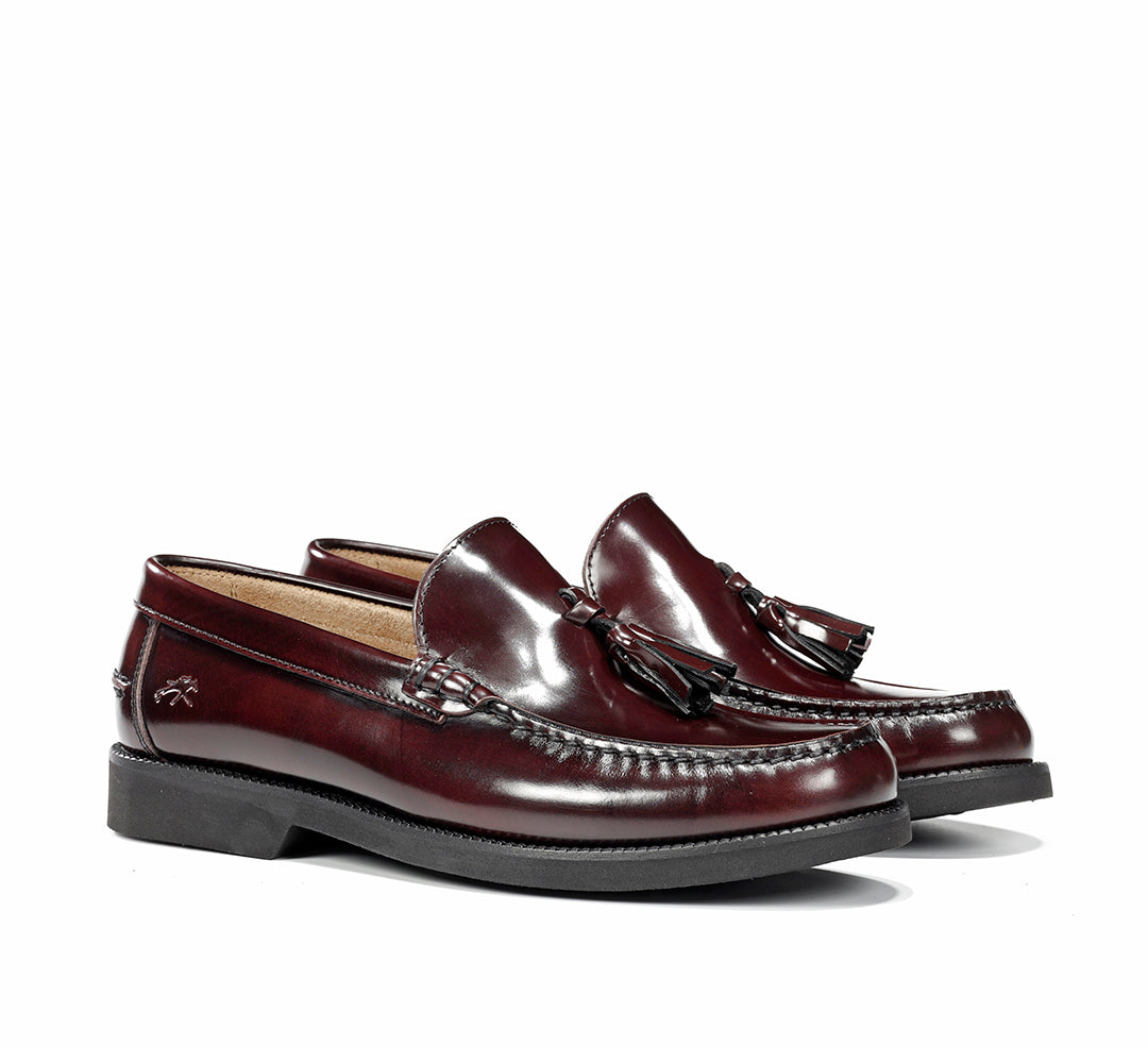 Fluchos F0049 Florentick Burdeos Burgundy Slip On Loafers