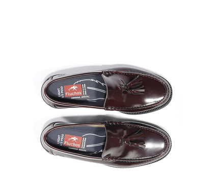 Fluchos F0049 Florentick Burdeos Burgundy Slip On Loafers