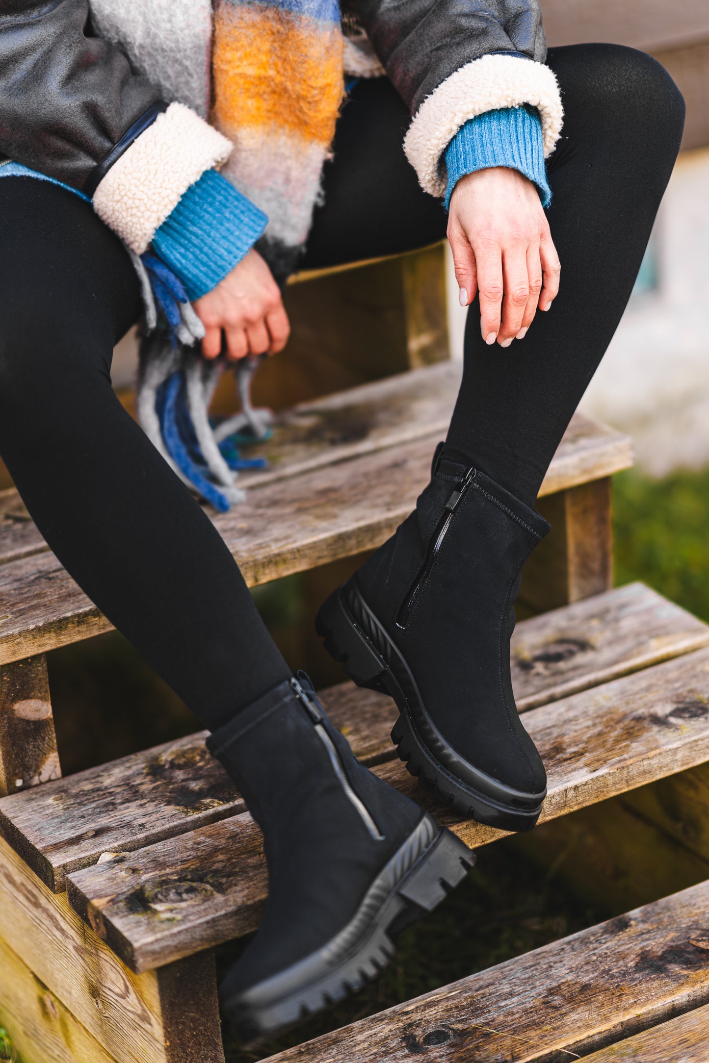 Ara 12-14102 01 Mood H Fit Black Ankle Gore-Tex Boots